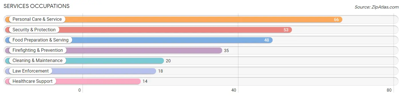 Services Occupations in Zip Code 06751