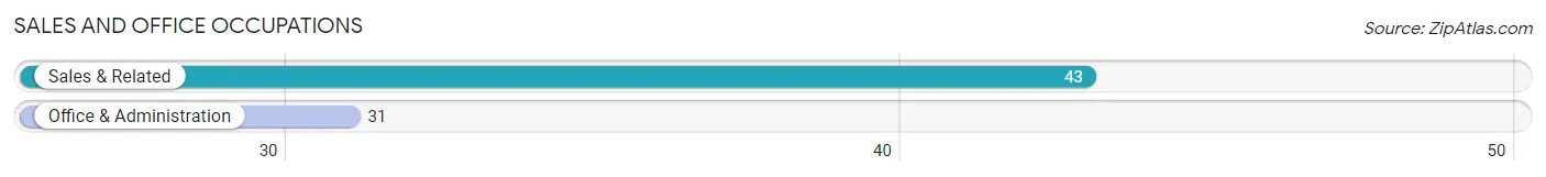 Sales and Office Occupations in Zip Code 07880