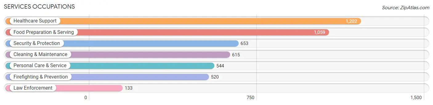 Services Occupations in Zip Code 10030