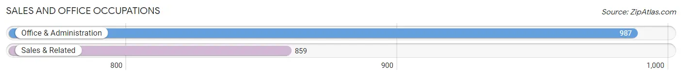 Sales and Office Occupations in Zip Code 10591