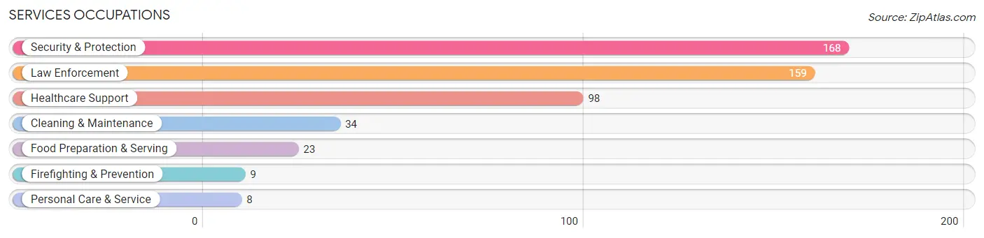 Services Occupations in Zip Code 10917