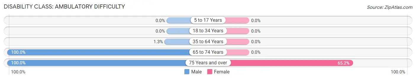 Disability in Zip Code 10919: <span>Ambulatory Difficulty</span>