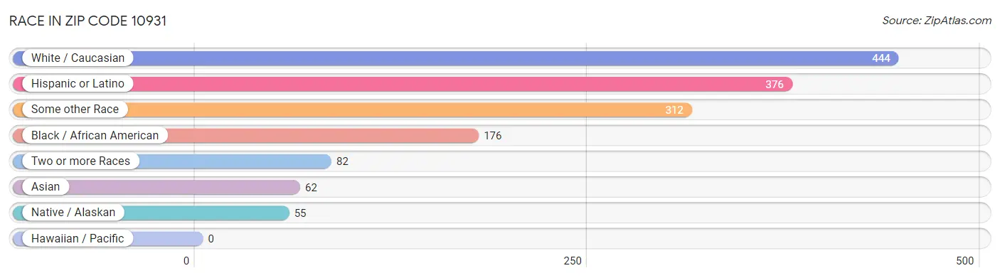 Race in Zip Code 10931