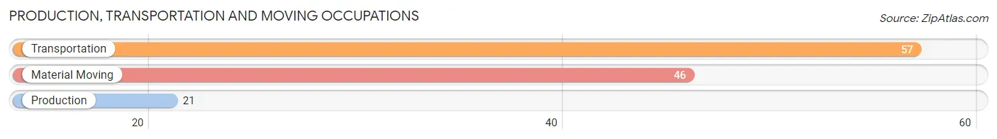 Production, Transportation and Moving Occupations in Zip Code 10984