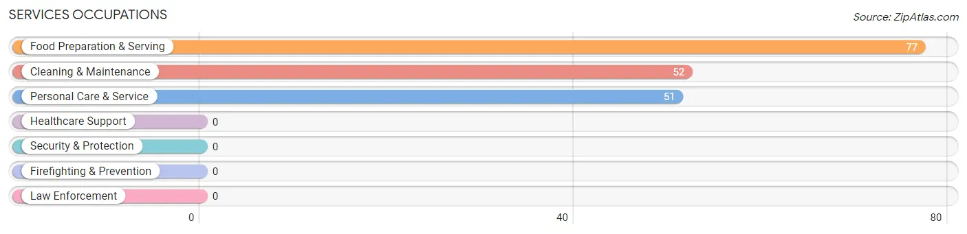 Services Occupations in Zip Code 11109