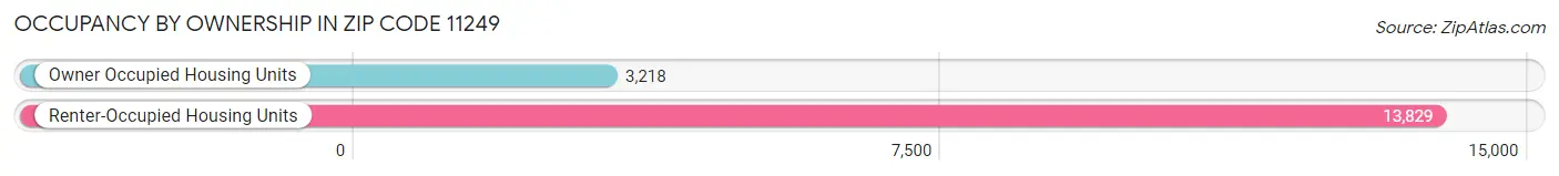 Occupancy by Ownership in Zip Code 11249