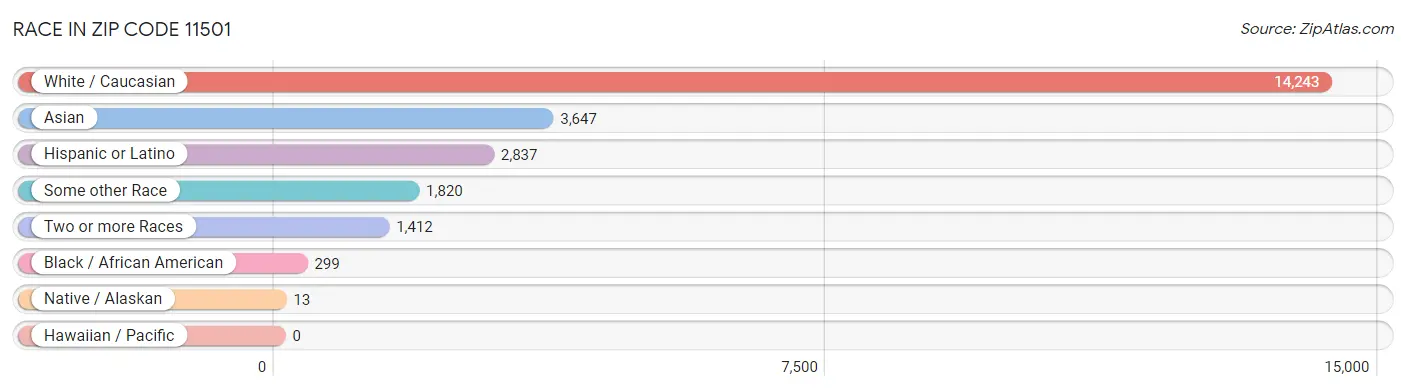 Race in Zip Code 11501