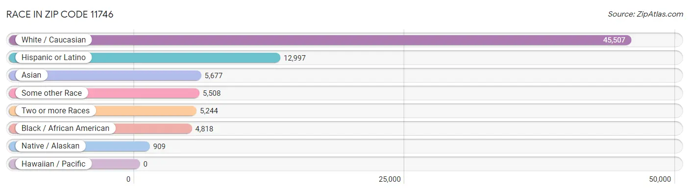 Race in Zip Code 11746