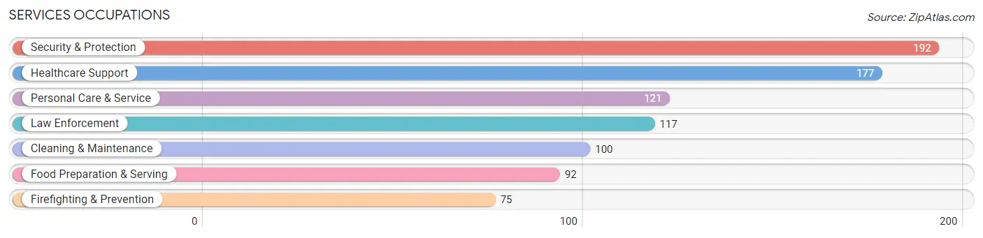 Services Occupations in Zip Code 11789