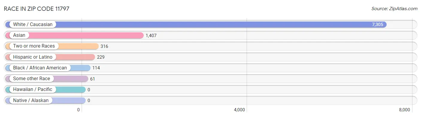 Race in Zip Code 11797