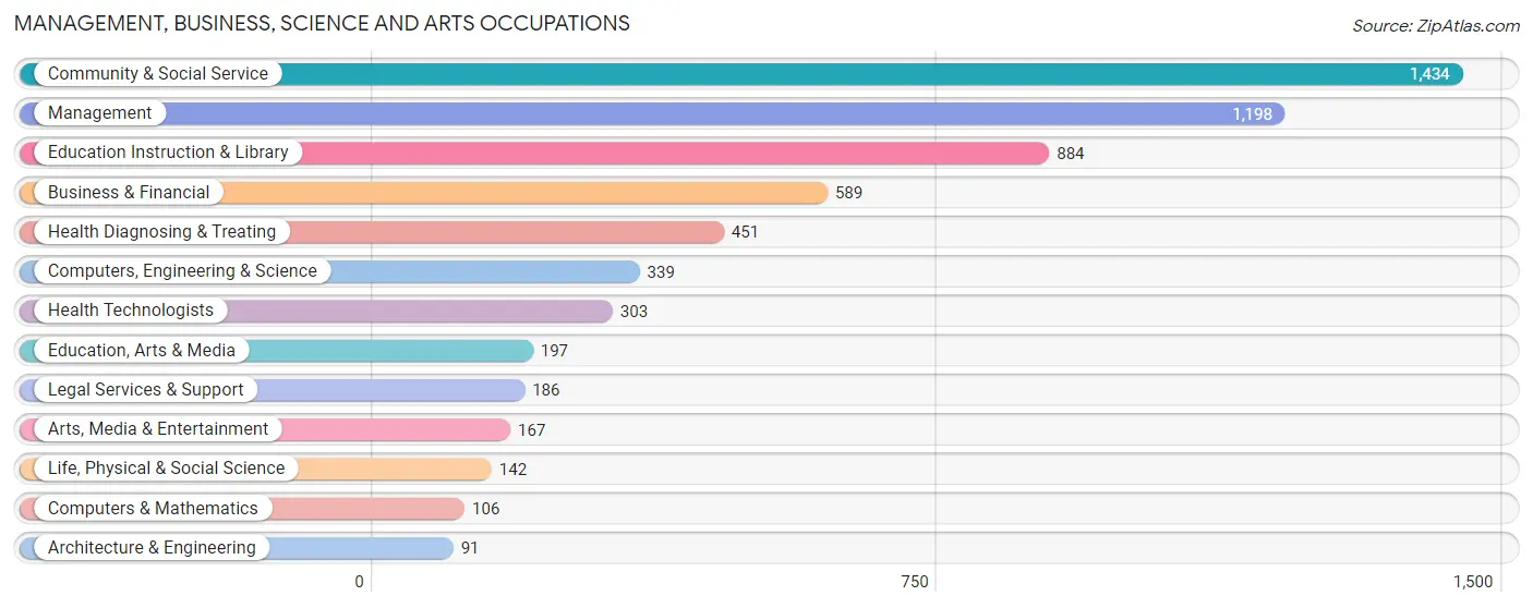 Management, Business, Science and Arts Occupations in Zip Code 11901