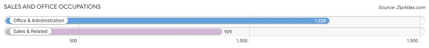 Sales and Office Occupations in Zip Code 12010