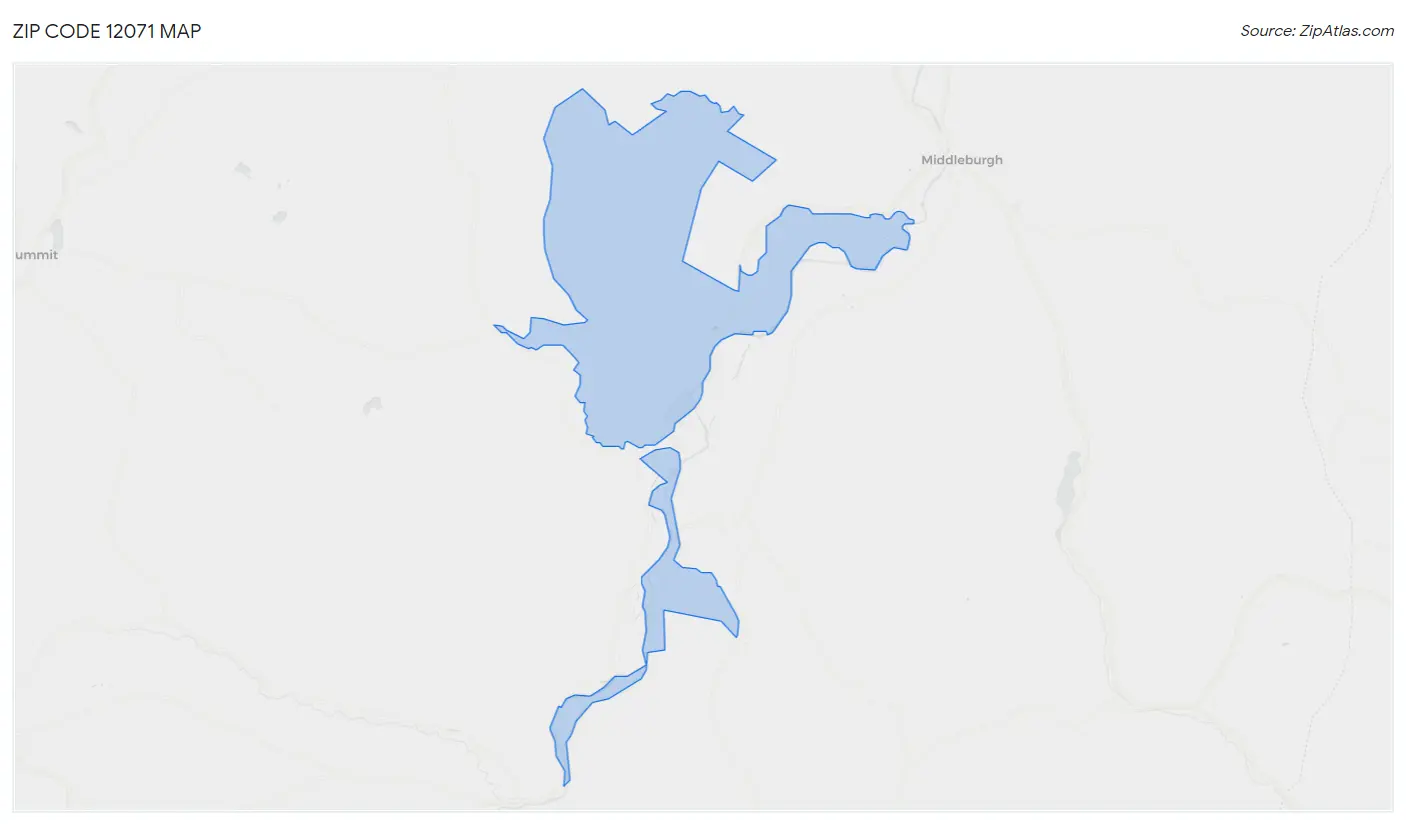 Zip Code 12071 Map