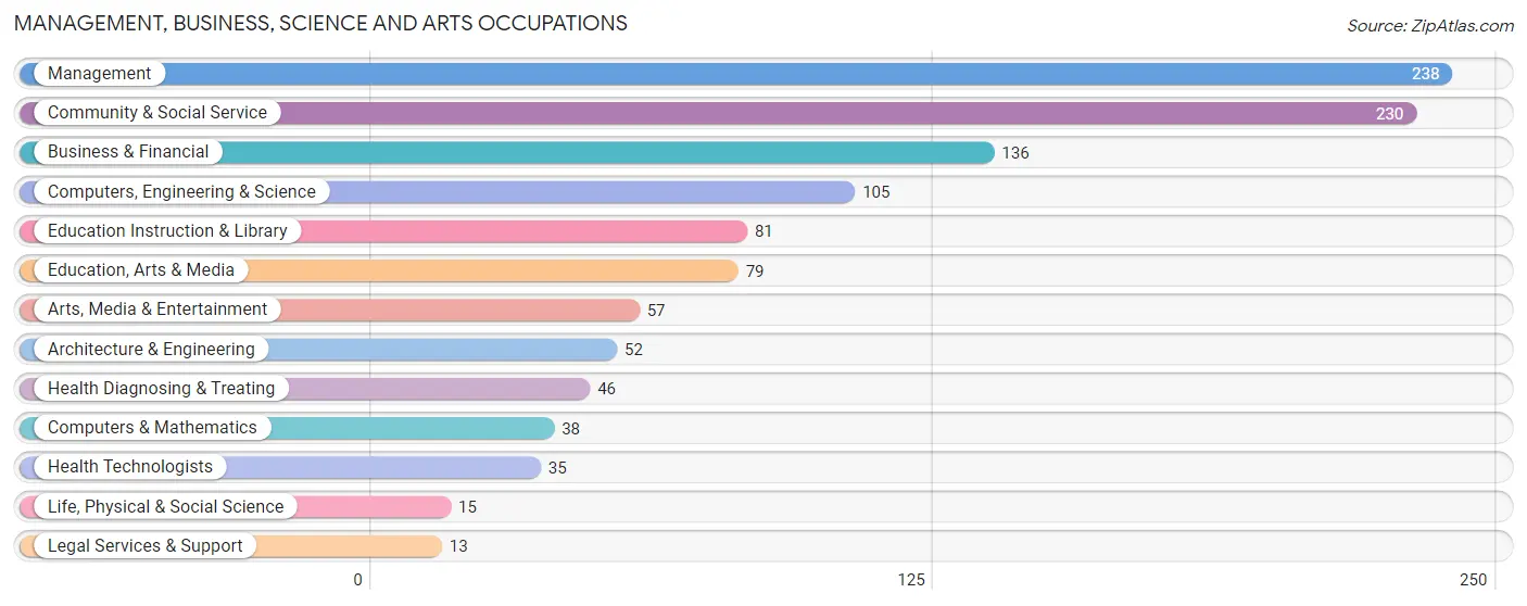 Management, Business, Science and Arts Occupations in Zip Code 12075