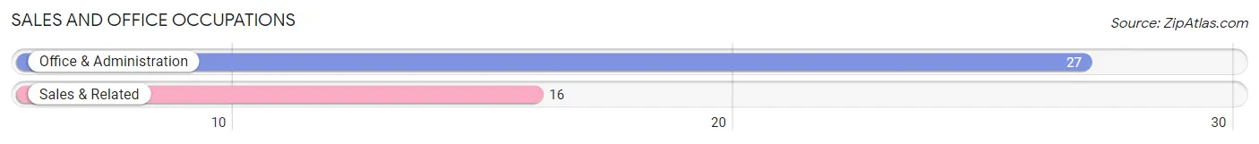 Sales and Office Occupations in Zip Code 12151