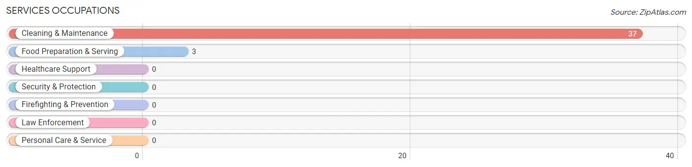 Services Occupations in Zip Code 12174