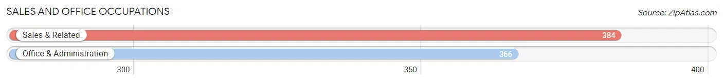 Sales and Office Occupations in Zip Code 12198