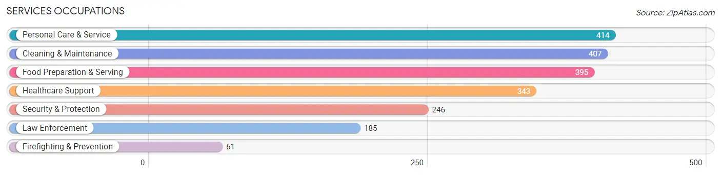 Services Occupations in Zip Code 12303