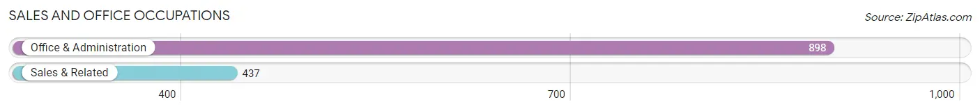 Sales and Office Occupations in Zip Code 12308