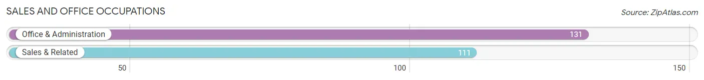 Sales and Office Occupations in Zip Code 12520