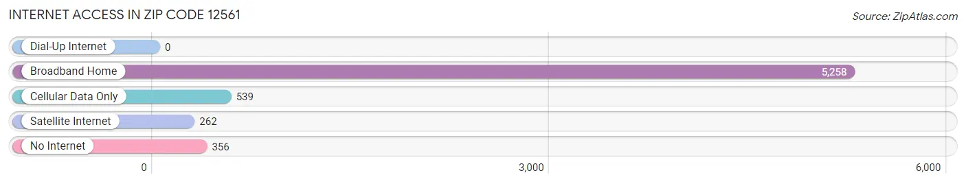 Internet Access in Zip Code 12561