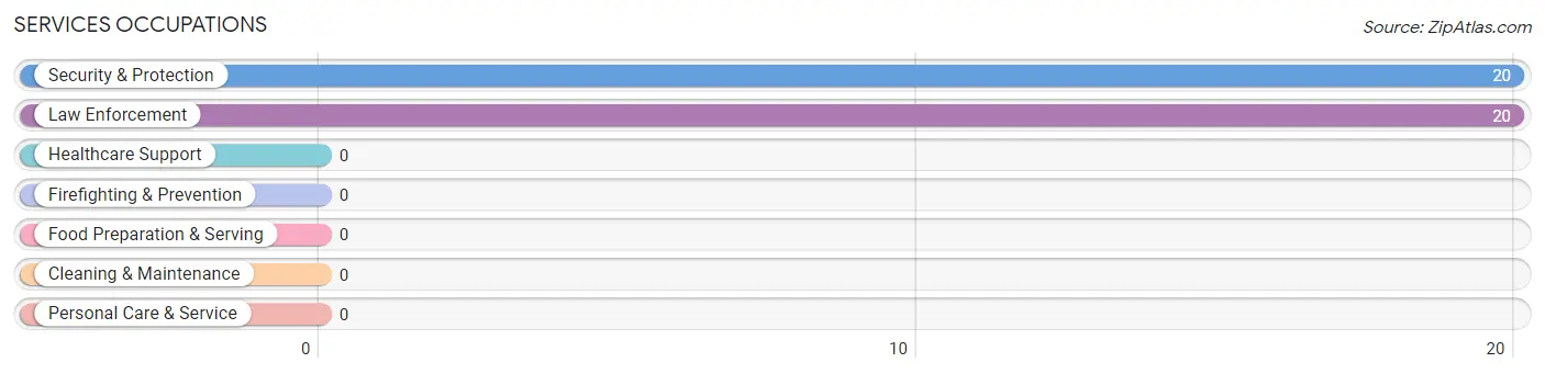 Services Occupations in Zip Code 12778