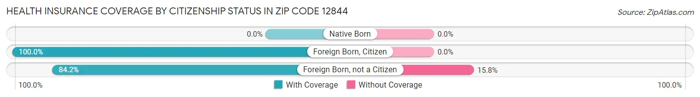 Health Insurance Coverage by Citizenship Status in Zip Code 12844