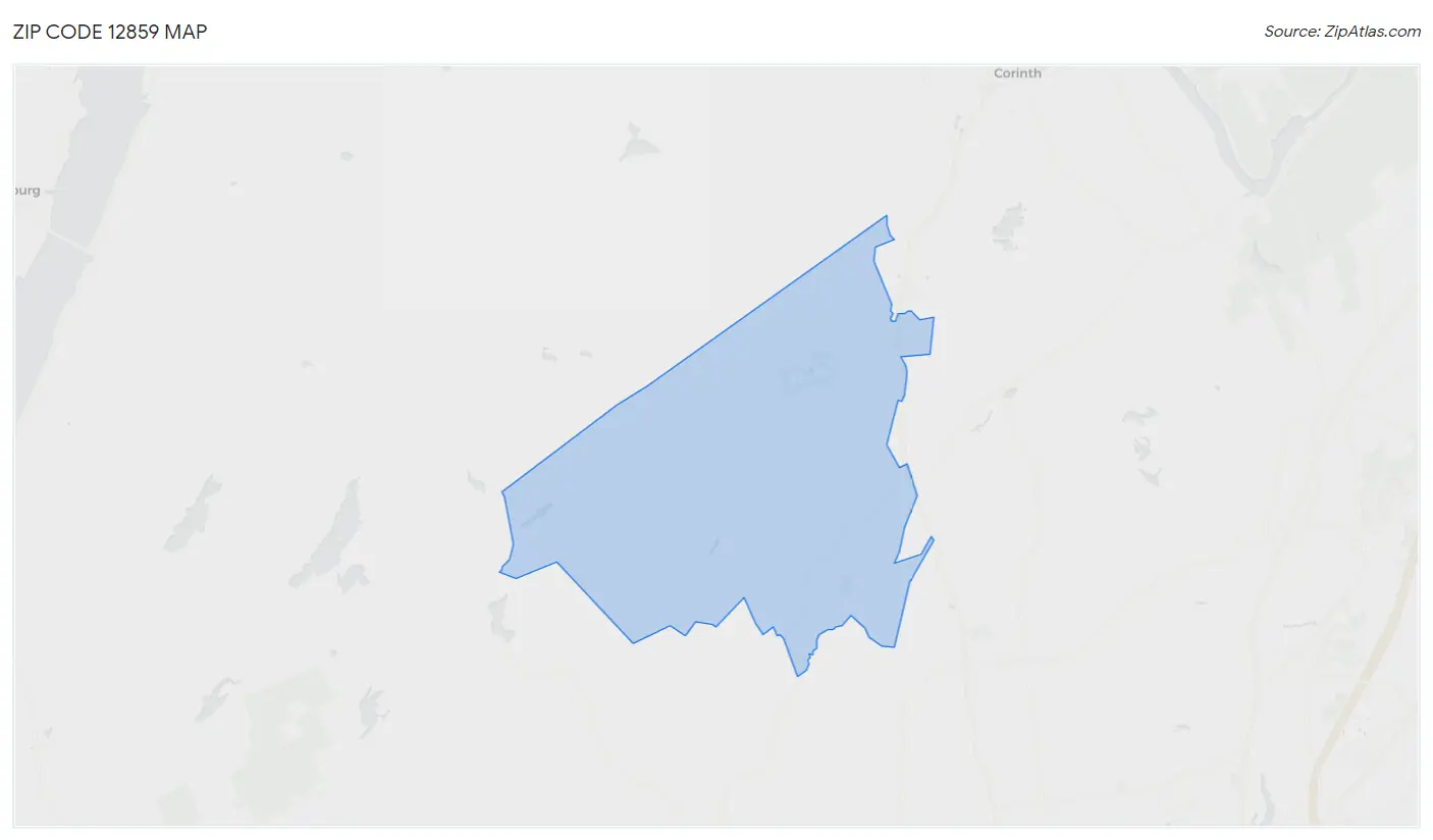 Zip Code 12859 Map