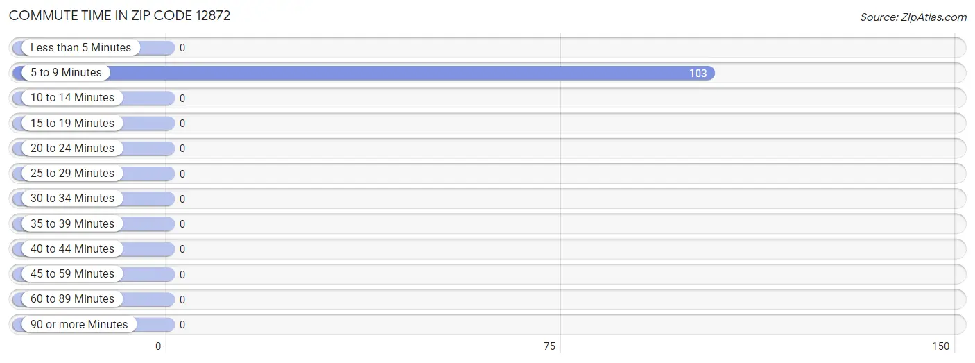 Commute Time in Zip Code 12872