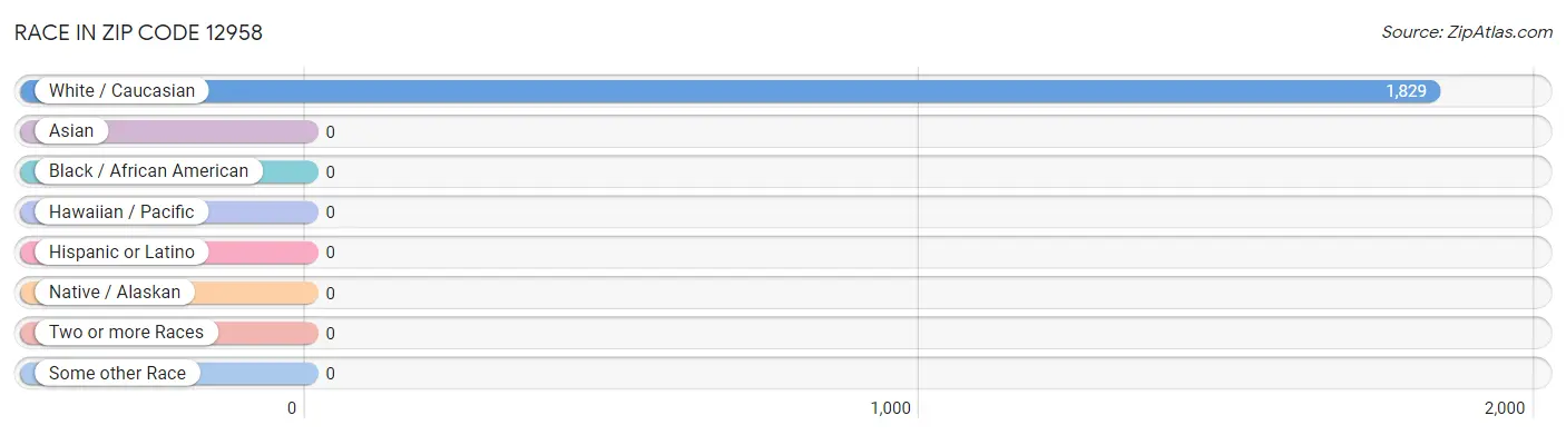 Race in Zip Code 12958