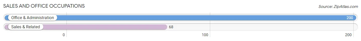 Sales and Office Occupations in Zip Code 13060