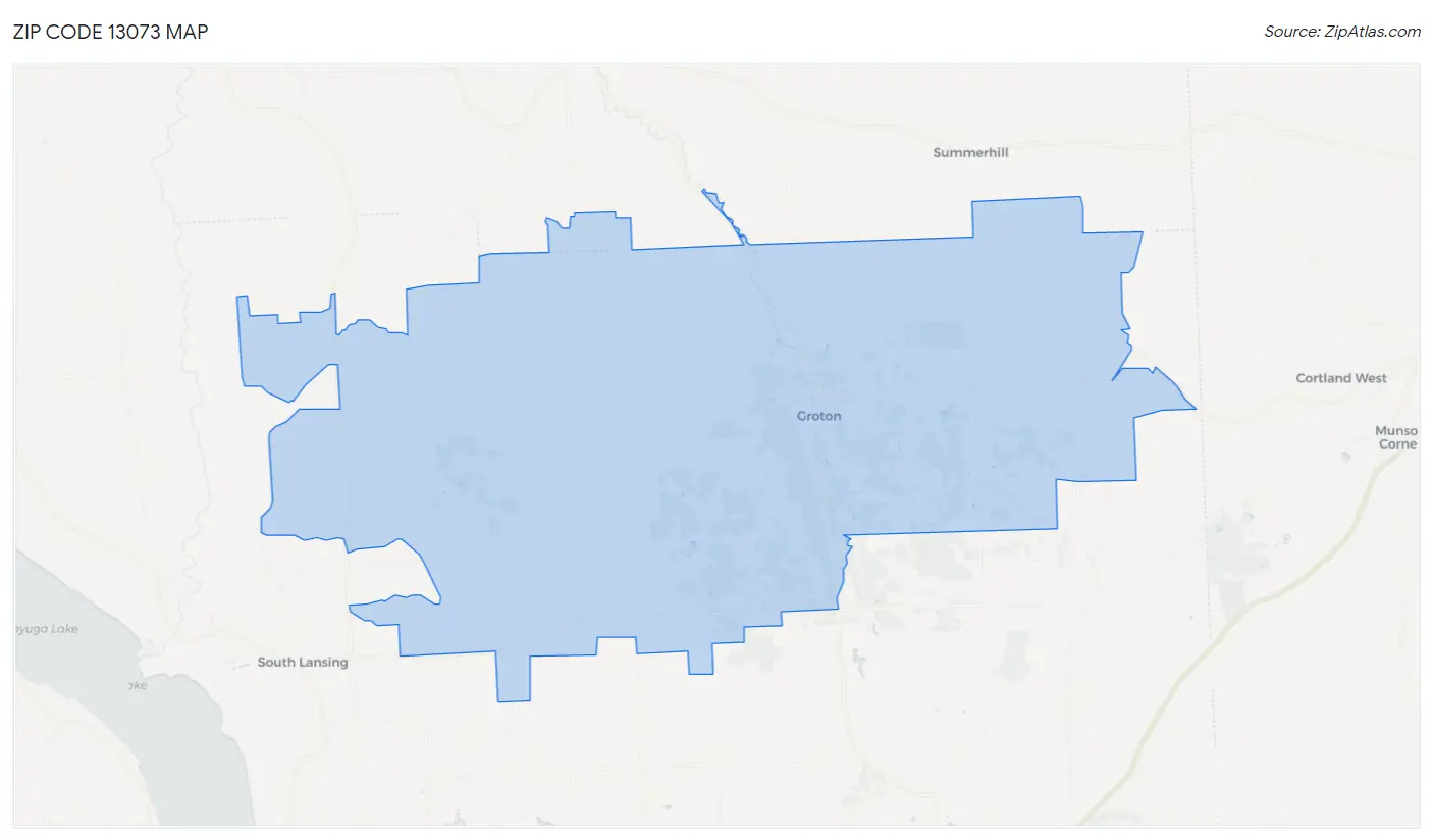 Zip Code 13073 Map