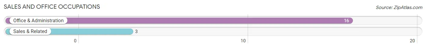 Sales and Office Occupations in Zip Code 13342