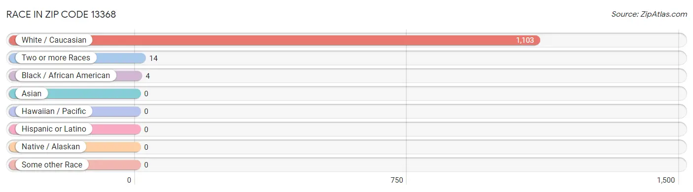 Race in Zip Code 13368
