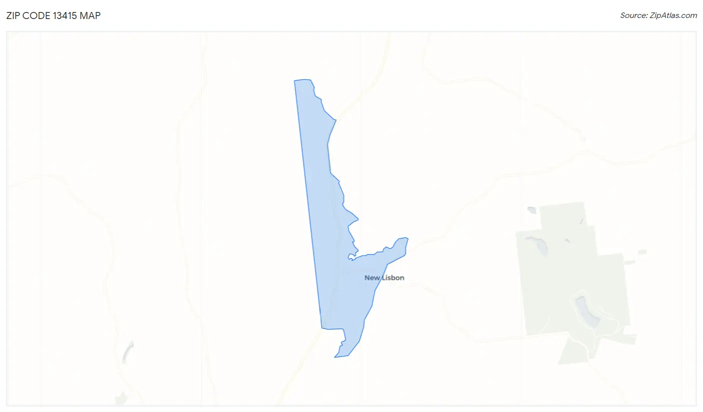 Zip Code 13415 Map