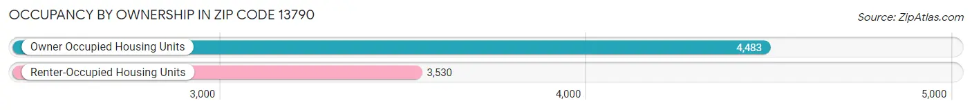 Occupancy by Ownership in Zip Code 13790
