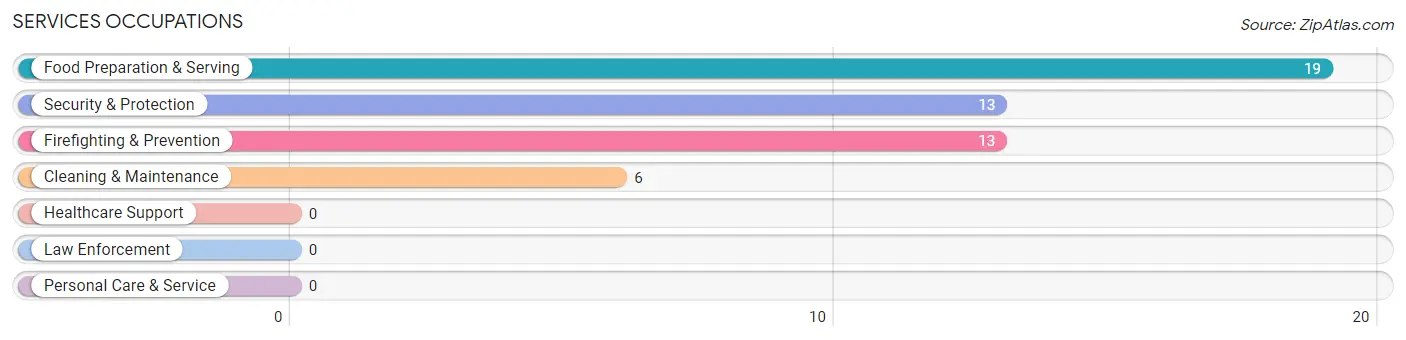 Services Occupations in Zip Code 14055