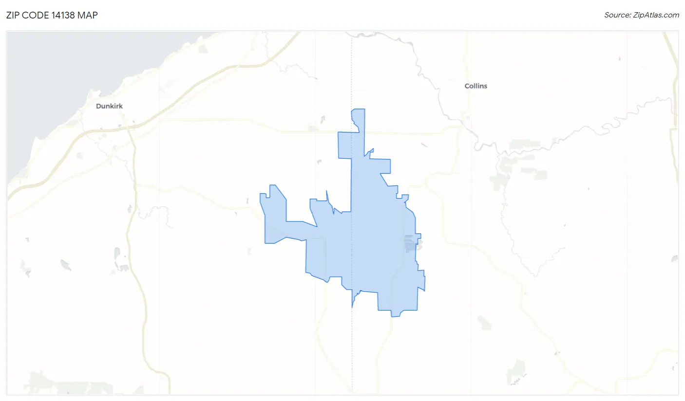 Zip Code 14138 Map