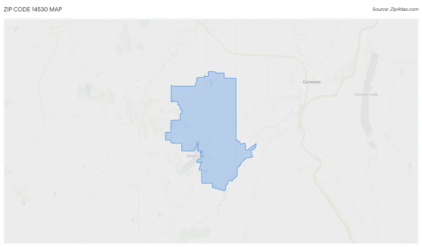 Zip Code 14530 Map