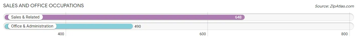 Sales and Office Occupations in Zip Code 14625