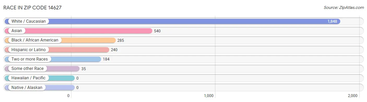 Race in Zip Code 14627