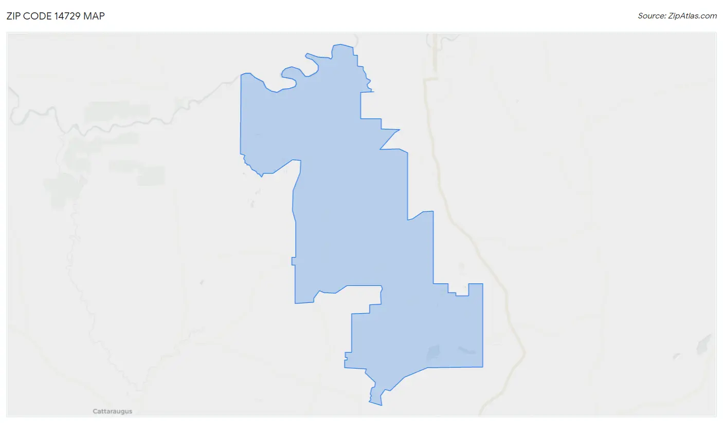 Zip Code 14729 Map