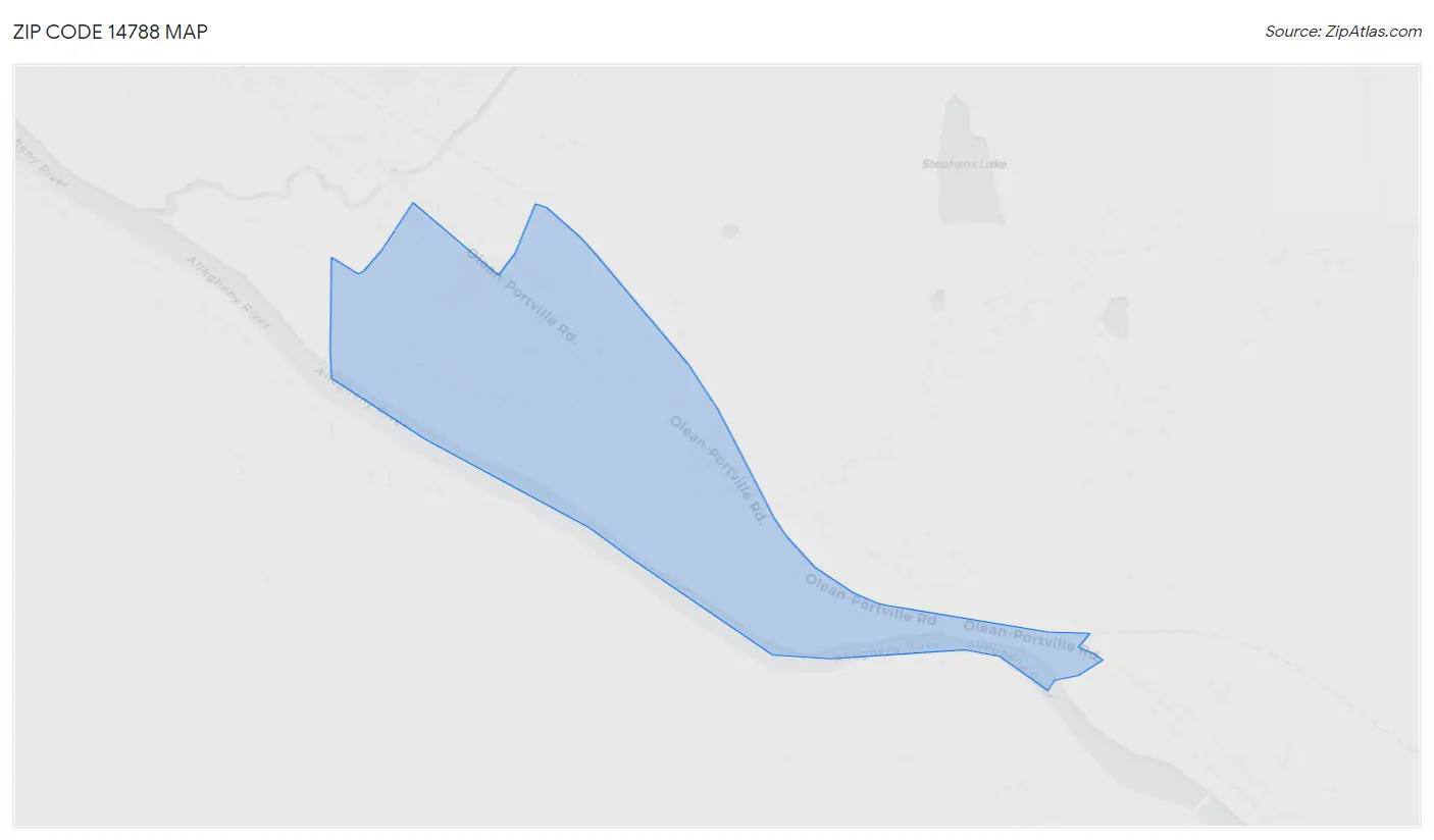 Zip Code 14788 Map