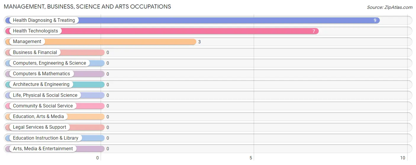 Management, Business, Science and Arts Occupations in Zip Code 15028