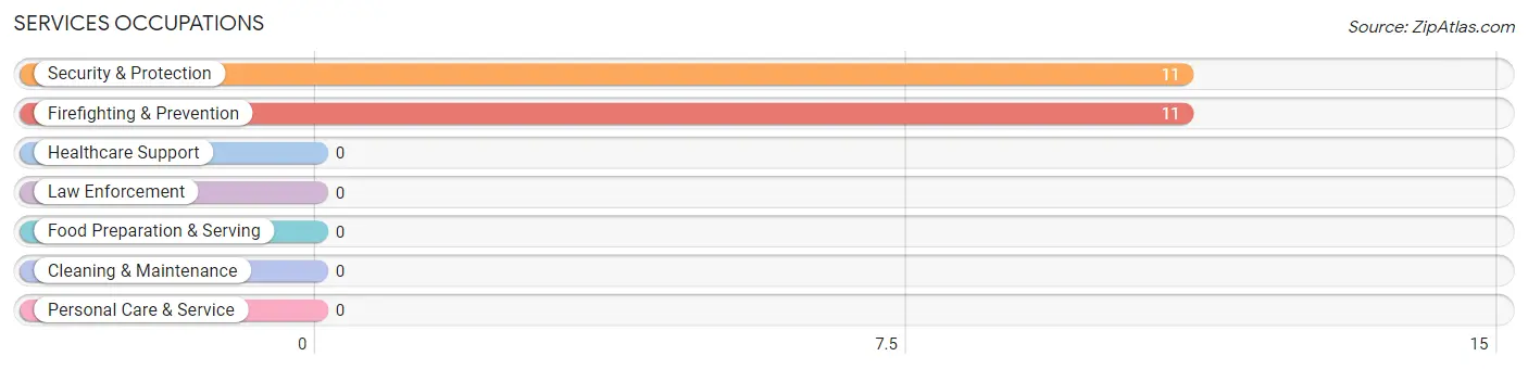 Services Occupations in Zip Code 15051