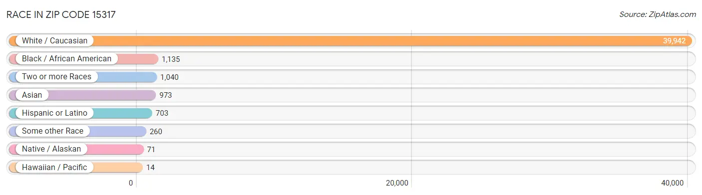 Race in Zip Code 15317