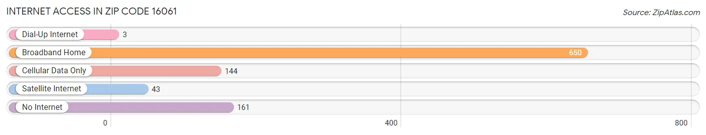 Internet Access in Zip Code 16061