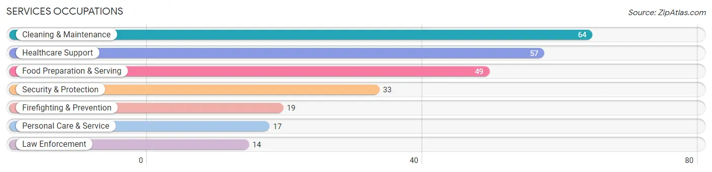 Services Occupations in Zip Code 16061