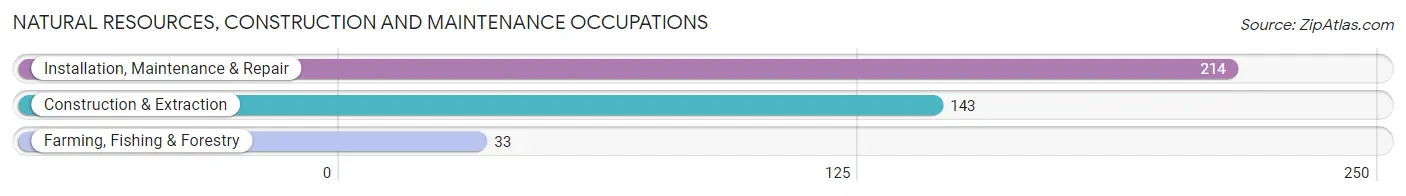 Natural Resources, Construction and Maintenance Occupations in Zip Code 16412