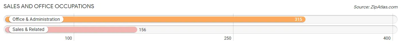 Sales and Office Occupations in Zip Code 16866